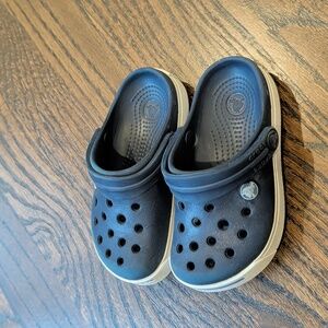 Crocs Baby Toddler Crocband toddler clogs - Navy C6/7